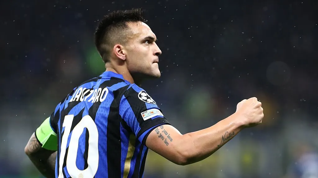 Lautaro Martínez, atacante da Internazionale-ITA. Foto: Marco Luzzani/Getty Images.