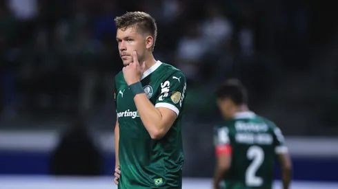 Bruno Fuchs, jogador do Palmeiras. Foto: Ettore Chiereguini/AGIF.