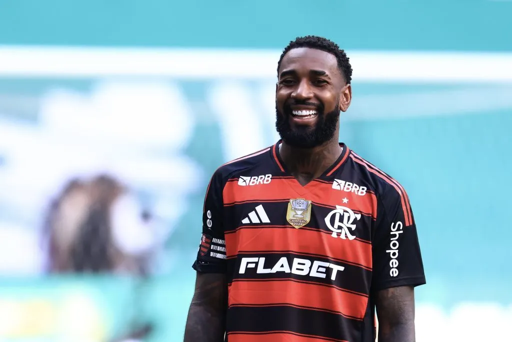 SP – SAO PAULO – 25/05/2025 – BRASILEIRO A 2025, PALMEIRAS X FLAMENGO – Gerson jogador do Flamengo durante partida contra o Palmeiras no estadio Arena Allianz Parque pelo campeonato Brasileiro A 2025. Foto: Marcello Zambrana/AGIF