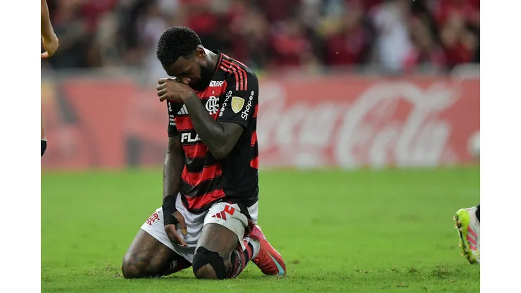 RJ - RIO DE JANEIRO - 28/05/2025 - COPA LIBERTADORES 2025, FLAMENGO X DEPORTIVO TACHIRA - Gerson jogador do Flamengo durante partida contra o Deportivo Tachira no estadio Maracana pelo campeonato Copa Libertadores 2025. Foto: Thiago Ribeiro/AGIF