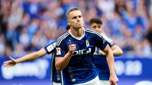 Ex-Internacional, Alemão, vive fase artilheira no Real Oviedo, mas ganha concorrência de Rondón no ataque (Juan Manuel Serrano Arce/Getty Images)