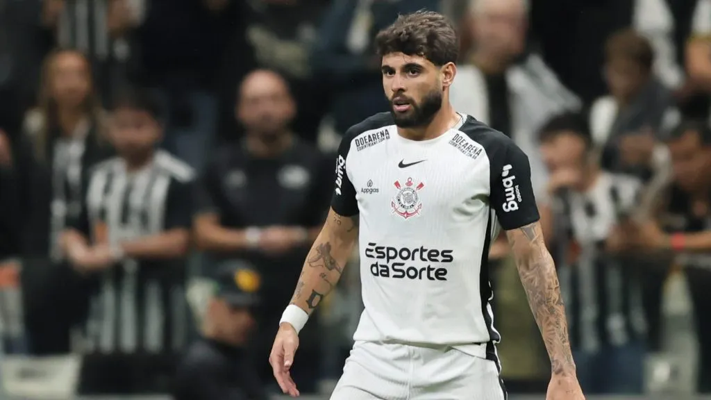 MG – BELO HORIZONTE – 24/05/2025 – BRASILEIRO A 2025, ATLETICO-MG X CORINTHIANS – Yuri Alberto jogador do Corinthians durante partida contra o Atletico-MG no estadio Arena MRV pelo campeonato Brasileiro A 2025. Foto: Gilson Lobo/AGIF