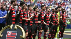 Equipe do Flamengo durante jogo pelo Mundial de Clubes. Fotos: Gilvan de Souza/Flamengo