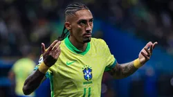 Raphinha foi reserva na derrota da Seleção Brasileira.