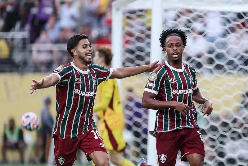Nonato e Keno marcaram na vitória sobre o Ulsan, pelo Mundial. Foto: Lucas Merçon/Fluminense FC
