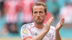 Harry Kane em partida contra o Flamengo. Photo by Michael Reaves/Getty Images