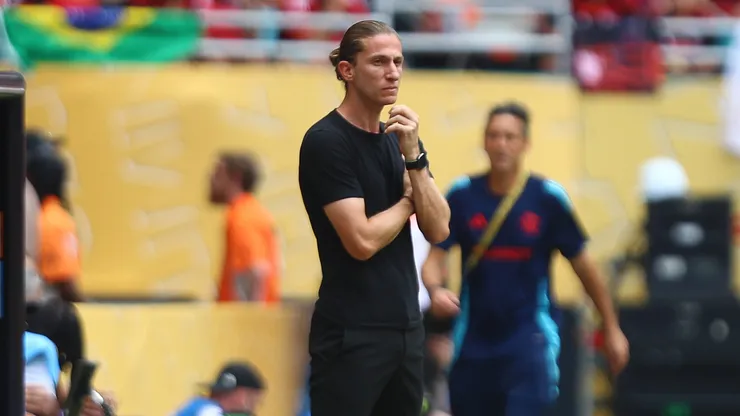 Filipe Luís, técnico do Flamengo. Foto: Gilvan de Souza/Flamengo.