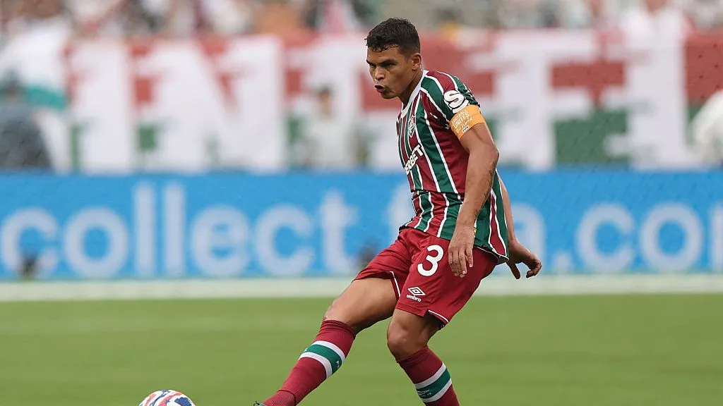 Thiago Silva pelo Fluminense. Foto: Francois Nel/Getty Images