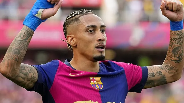 Raphinha é torcedor do Internacional. Foto: Alex Caparros/Getty Images