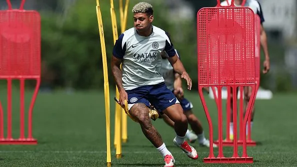 Luis Henrique durante treinamento. Foto: Buda Mendes/Getty Images