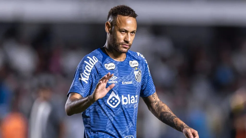 Neymar tem contrato até 31 de dezembro com o Peixe. Foto: Abner Dourado/AGIF