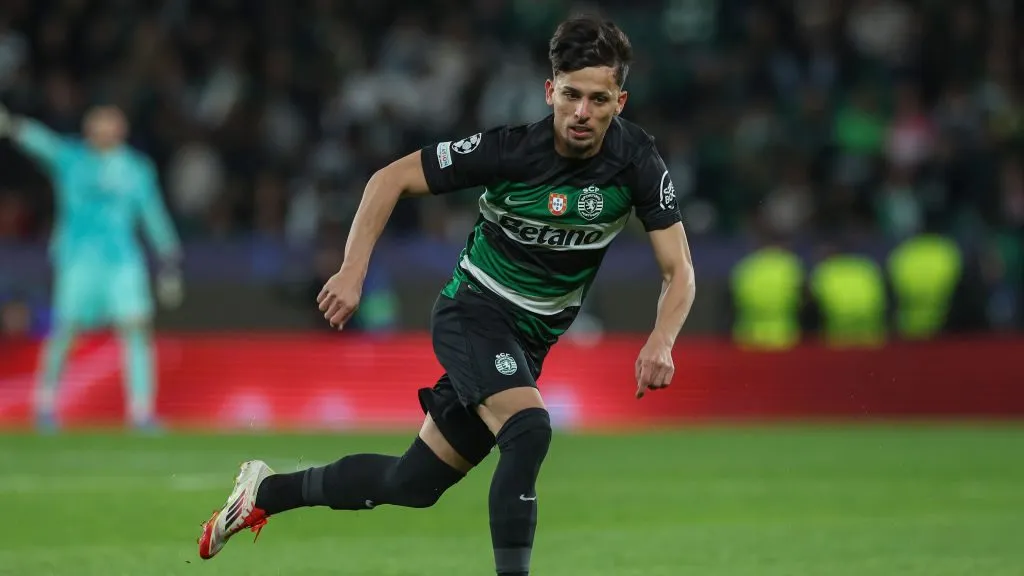 Biel pelo Sporting. Foto: Carlos Rodrigues/Getty Images