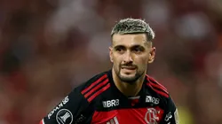 Arrascaeta durante partida pela Libertadores.