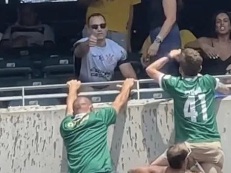 Torcedor do Corinthians que viralizou em jogo do Palmeiras explica provocação