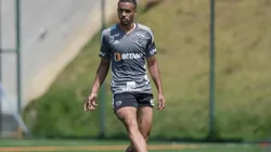 Rômulo em treino no Atlético-MG - Foto: Pedro Souza/Atlético-MG
