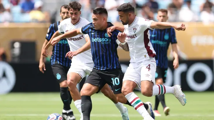 Fluminense venceu a Inter de Milão por 2 a 0 e se garantiu nas quartas de final do Mundial de Clubes – Foto: Getty Images