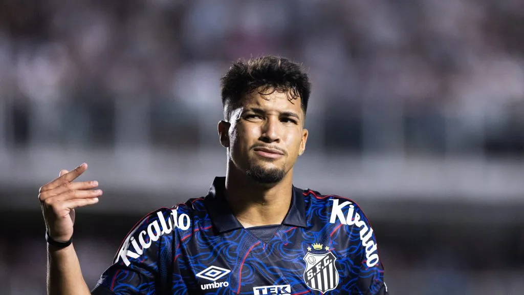 Marcos Leonardo não tinha dado prioridade ao Santos - Foto: Abner Dourado/AGIF.