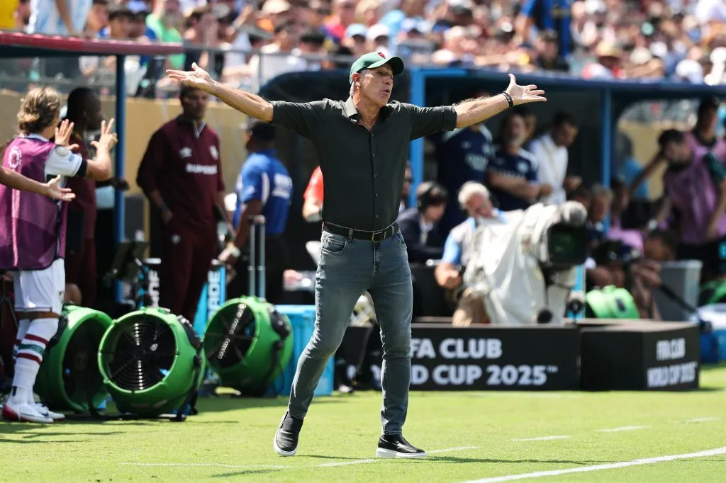 Renato Gaúcho foi um dos protagonistas na classificação do Flu sobre a Inter de Milão. Foto: Michael Reaves/Getty Images.