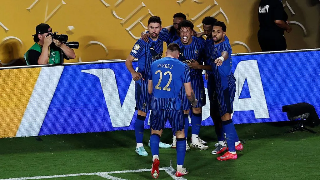 Al-Hilal em vitória sobre o City. Foto: Megan Briggs/Getty Images