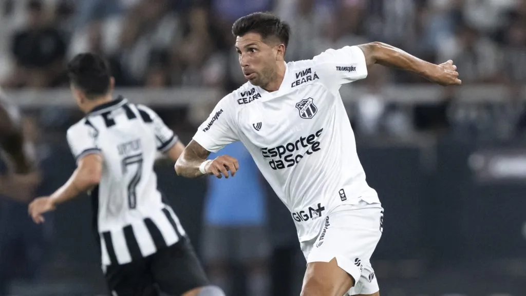 Lucas Mugni jogador do Ceara em 2025. Foto: Jorge Rodrigues/AGIF