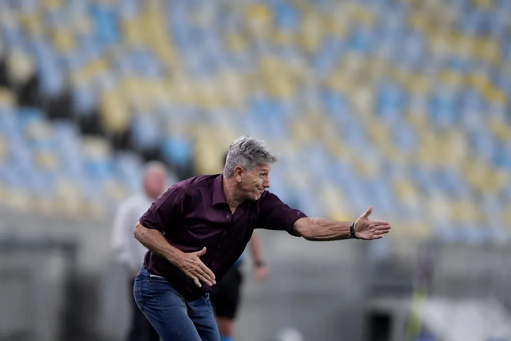 Renato Gaúcho expõe estratégia da equipe no Mundial – Foto: Thiago Ribeiro/AGIF