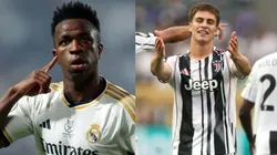 Vini Jr e Yildiz vão se enfrentar em Real Madrid x Juventus - Fotos: Reprodução/Getty Images