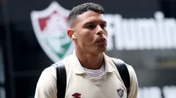 CHARLOTTE, NORTH CAROLINA - JUNE 30: Thiago Silva #3 of Fluminense FC arrives at the stadium prior to the FIFA Club World Cup 2025 round of 16 match between FC Internazionale Milano and Fluminense FC at Bank of America Stadium on June 30, 2025 in Charlotte, North Carolina. (Photo by Buda Mendes/Getty Images)