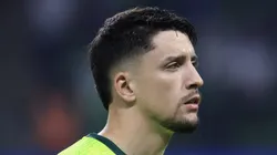 Piquerez durante partida do Verdão no Allianz Parque.