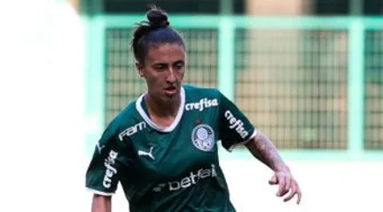 Ottilia em passagem pelo Palmeiras