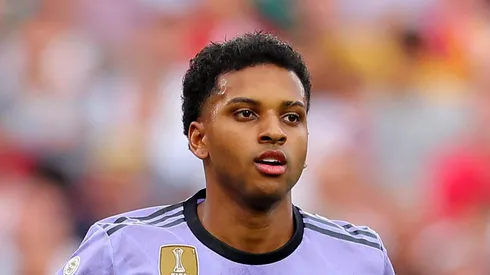 Rodrygo durante partida pelo Campeonato Espanhol.