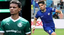 Richard Rios (Palmeiras) e Pedro Neto (Chelsea) foram personagens importantes nas classificações dos dois times nas oitavas do mundial. FotoxFoto: Getty Images.