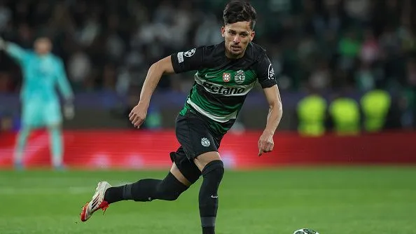Biel durante partida pelo Sporting. Foto: Carlos Rodrigues/Getty Images
