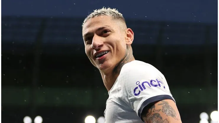 Richarlison no Tottenham . Foto: Julian Finney/Getty Images