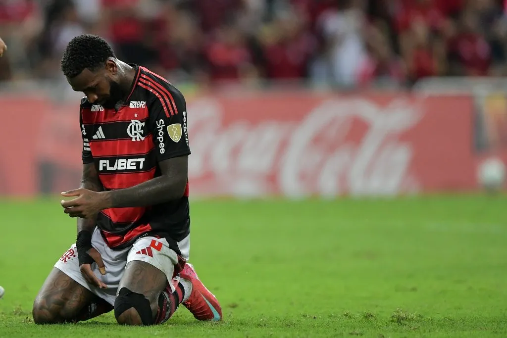 RJ – RIO DE JANEIRO – 28/05/2025 – COPA LIBERTADORES 2025, FLAMENGO X DEPORTIVO TACHIRA – Gerson jogador do Flamengo durante partida contra o Deportivo Tachira no estadio Maracana pelo campeonato Copa Libertadores 2025. Foto: Thiago Ribeiro/AGIF