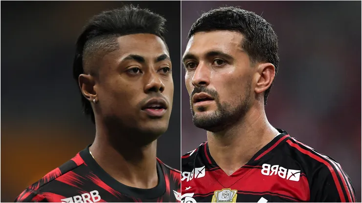 Possíveis desfalques do Flamengo. Foto: Thiago Ribeiro/Gilson Lobo/AGIF