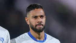 Renan Lodi durante partida da liga saudita