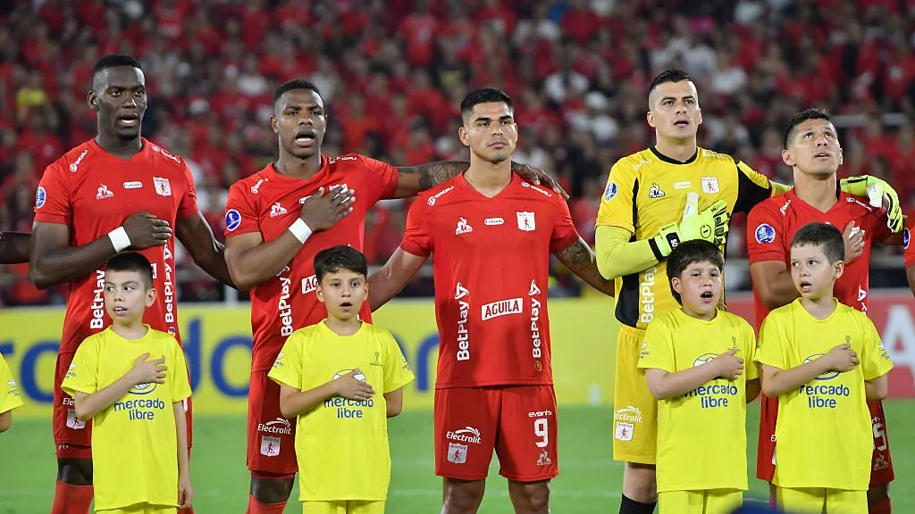 Brayan Medina pelo América de Cali. Foto: Gabriel Aponte/Getty Images