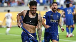 Marcos Leonardo comemora gol heroico do Al-Hilal sobre o Manchester City - Foto: Julio Aguilar - FIFAFIFA via Getty Images
