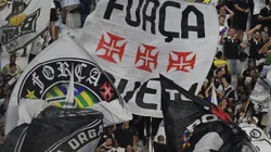 Torcida do Vasco durante partida contra RB Bragantino, pelo Brasileirão Betano. Foto: Thiago Ribeiro/AGIF.