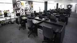 Novo escritório do Botafogo no Niltão. Foto: Arthur Barreto/Botafogo.