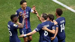 Jogadores do PSG comemorando no Mundial de Clubes - Foto: Reprodução/PSG