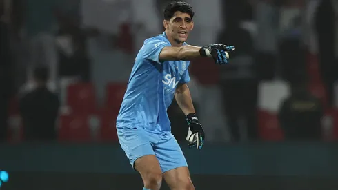 Paredão do Al Hilal, Yassine Bounou brilhou contra o Manchester City (Photo by Yasser Bakhsh)