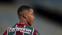 Joao Pedro jogador do Fluminense durante partida contra o Athletico-PR no estadio Maracana pelo campeonato Brasileiro A 2019. Foto: Thiago Ribeiro/AGIF