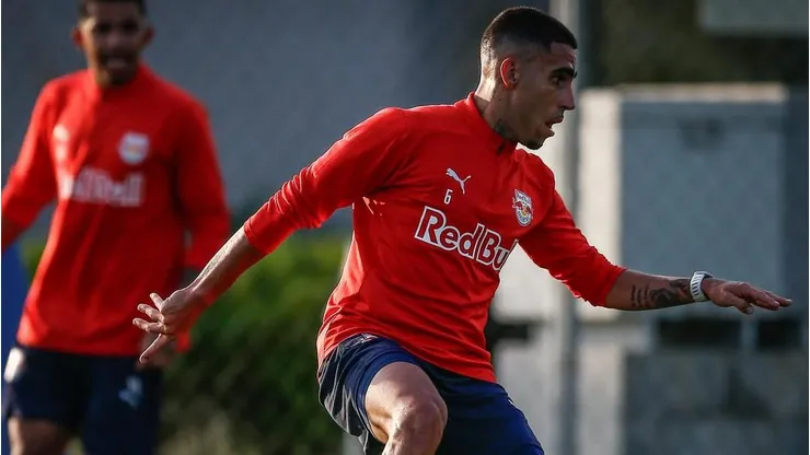 Jogadores do Red Bull Bragantino treinando para duelo contra o Corinthians - Foto: Reprodução/Instagram