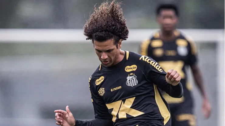 Volante chegou com moral - Foto: Raul Baretta/Santos FC.