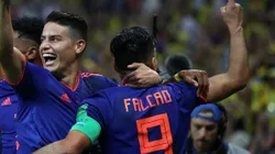 Falcao García (de costas) marcou época na Colômbia e no futebol europeu durante carreira brilhante