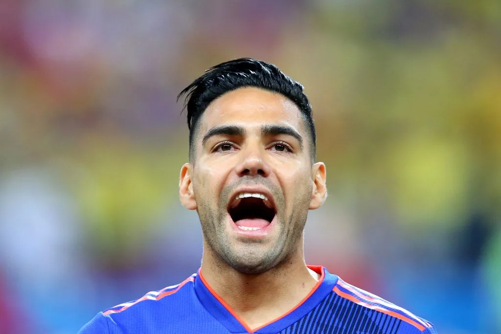 Falcao García marcou época na Colômbia e em vários clubes do futebol europeu; aos 39 anos, cabe no Peixe? – Foto: Alex Livesey/Getty Images