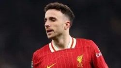Diogo Jota com a camisa do Liverpool. Foto: Julian Finney/Getty Images