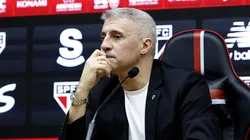 Crespo no comando do São Paulo. Fotos: Rubens Chiri / São Paulo FC