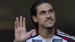 Jogador do Fla durante jogo contra o Grêmio em Porto Alegre.